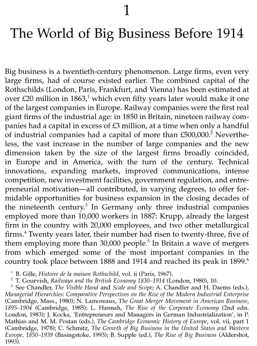 Big Business in Europe Before 1914