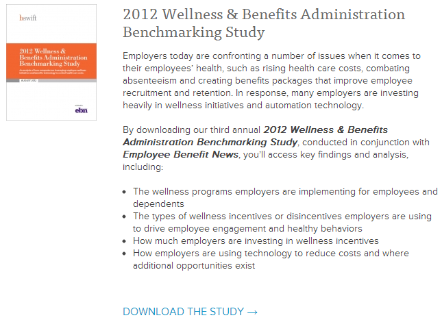 Wellness Benchmarking Study