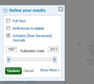 peer reviewed articles database