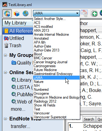 endnote journal abbreviation not working