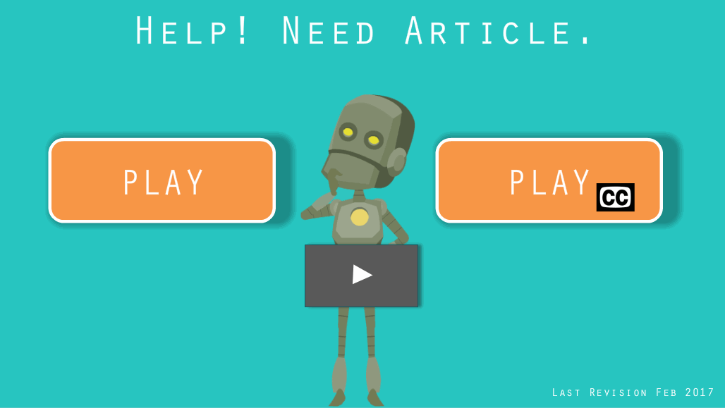 Help! Need Article tutorial